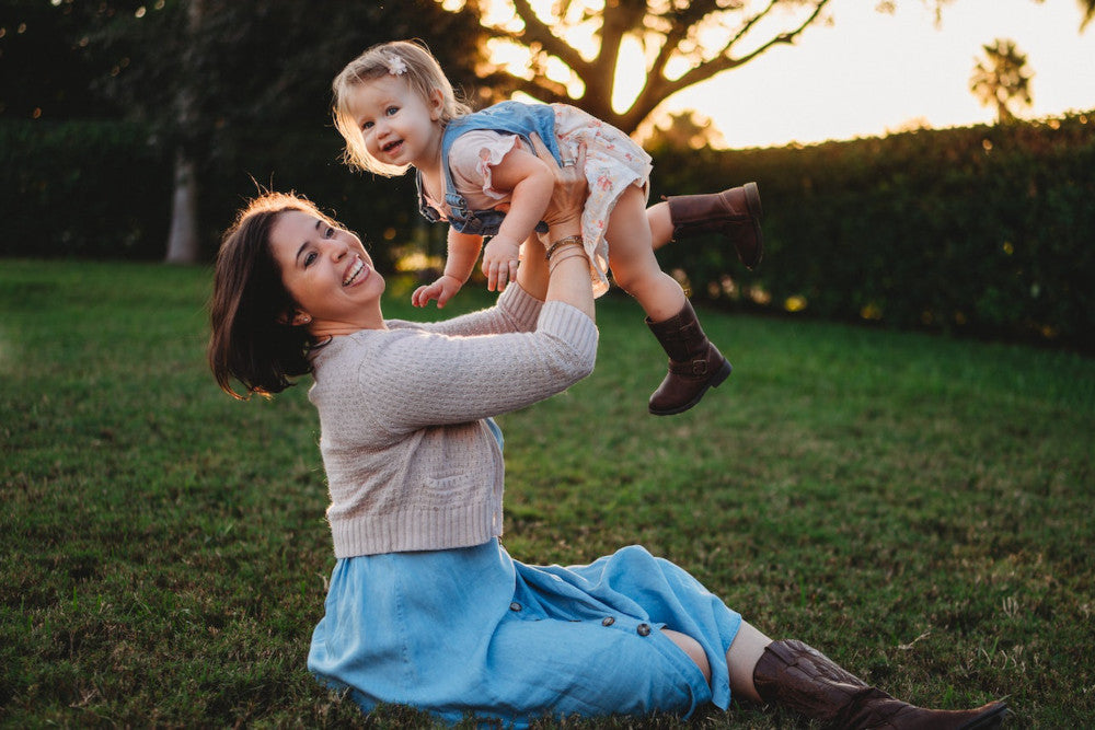 Cute dress spring outfit moms
