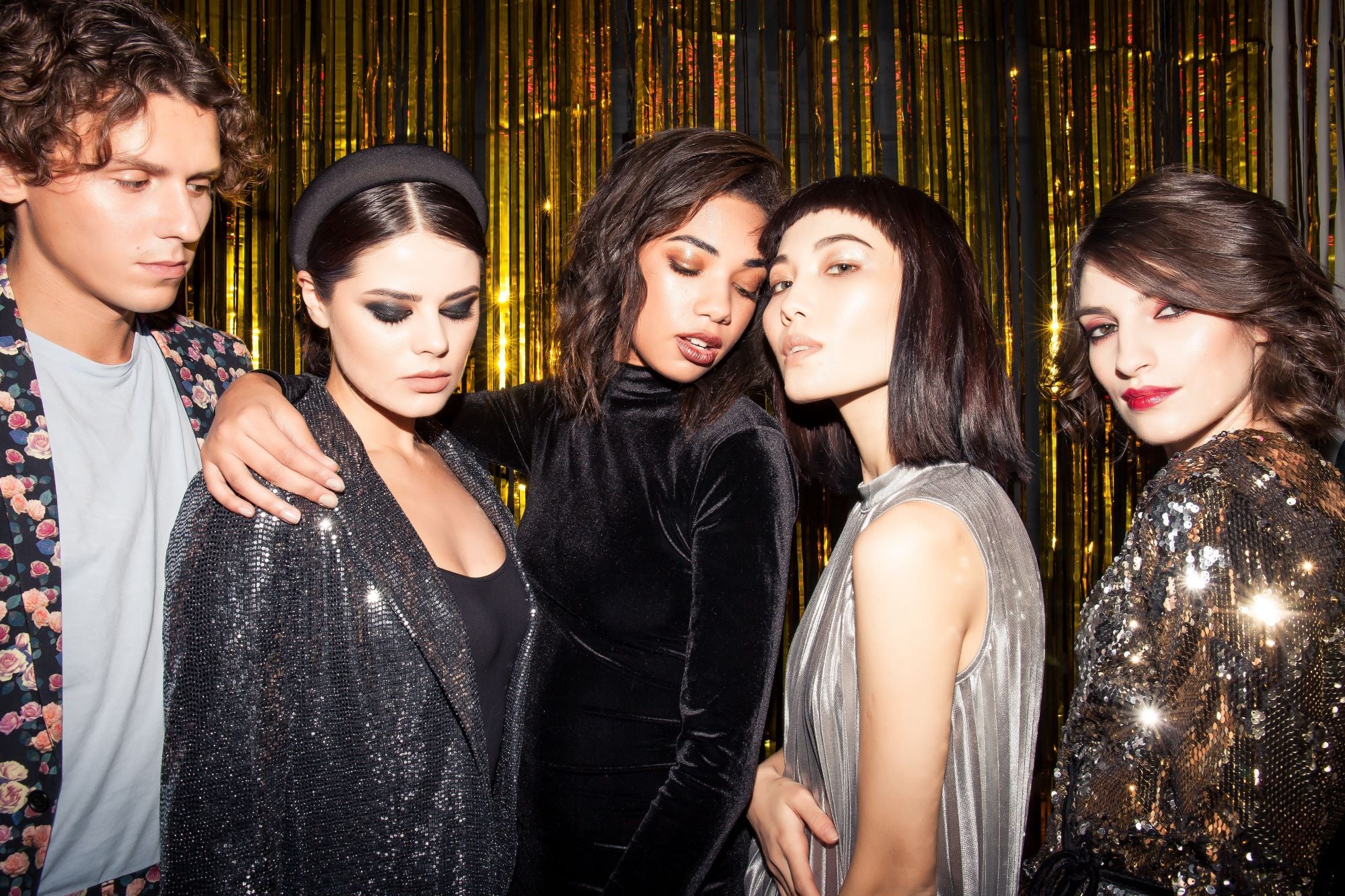 black disco party outfits