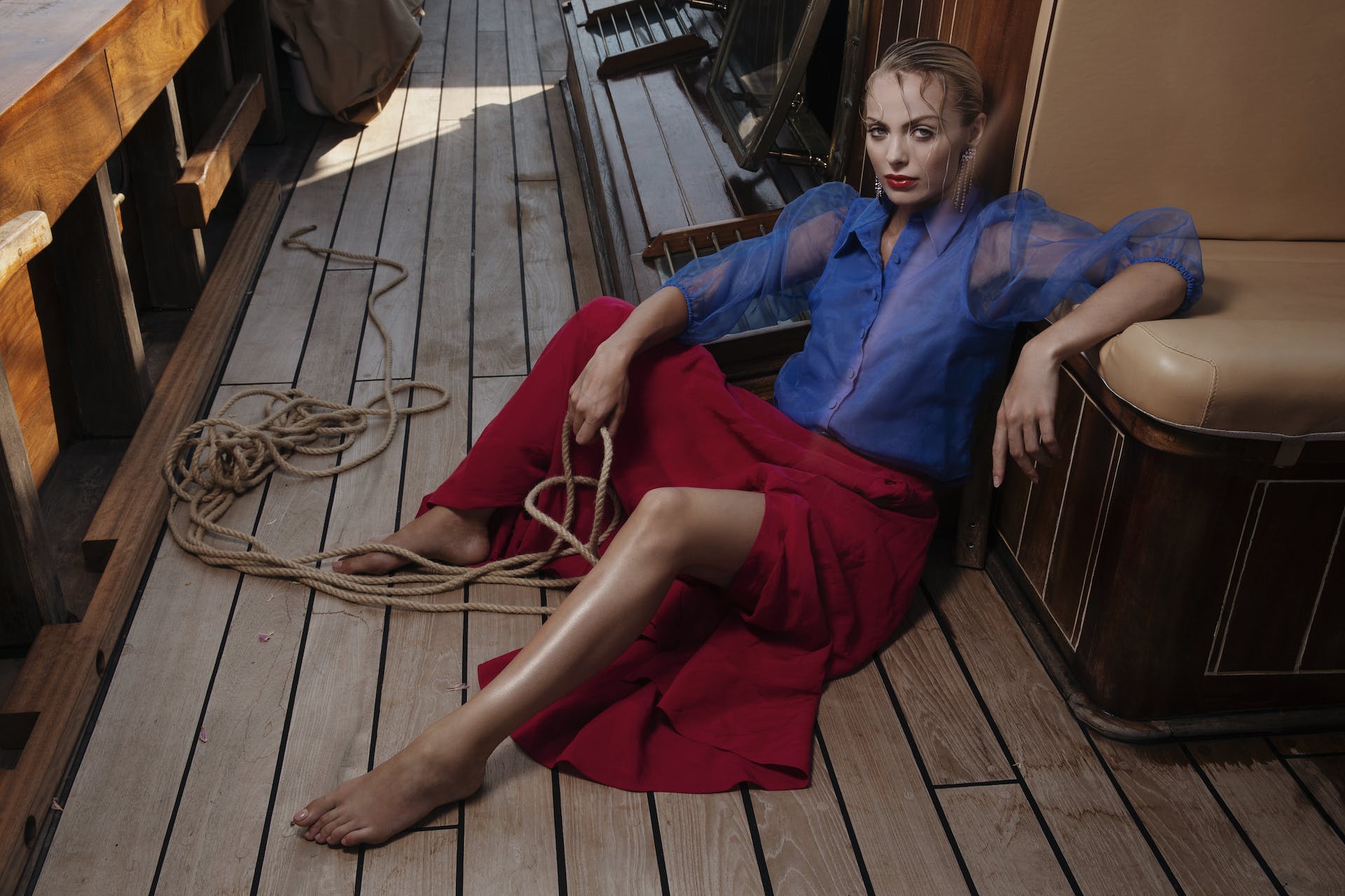 Nautical-themed party outfits