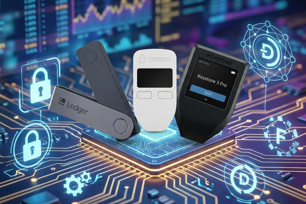 Best Hardware Wallets for DeFi: Ledger vs Trezor vs Keystone