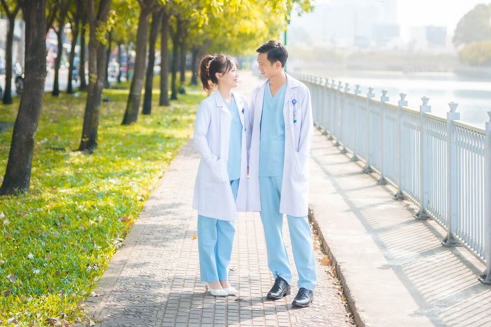 Cute female pharmacist outfits