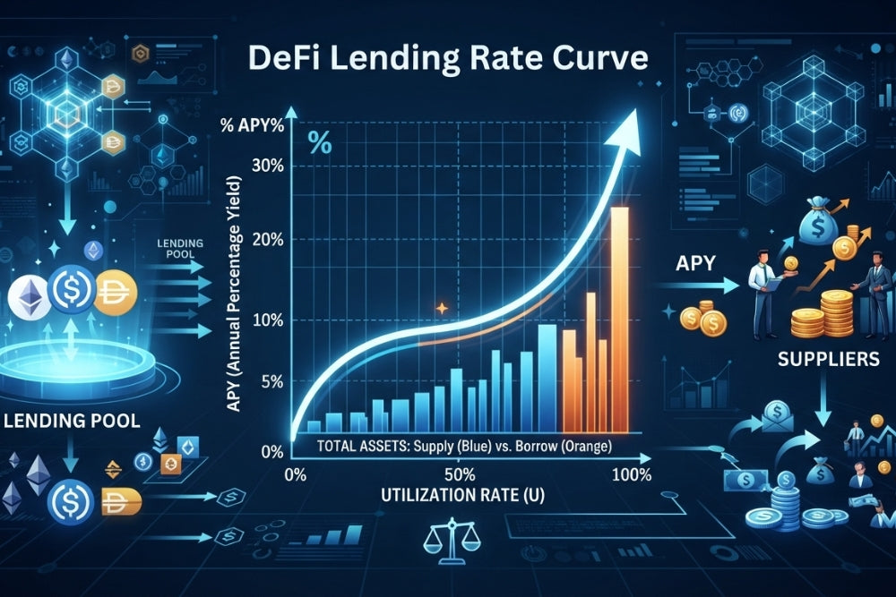 DeFi Lending Rate Curves: How Utilization Sets Your APY