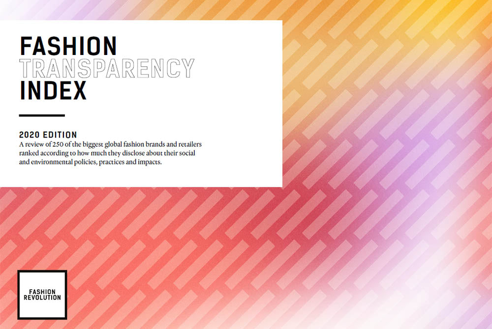 The Fashion Transparency Index 2020 is Out Now