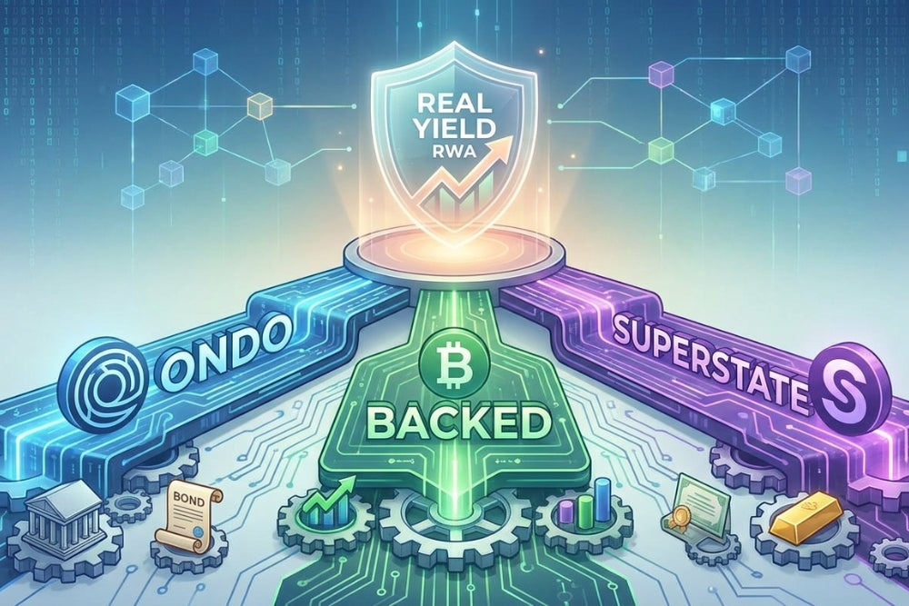 Real Yield RWA Tokens Compared: Ondo vs Backed vs Superstate