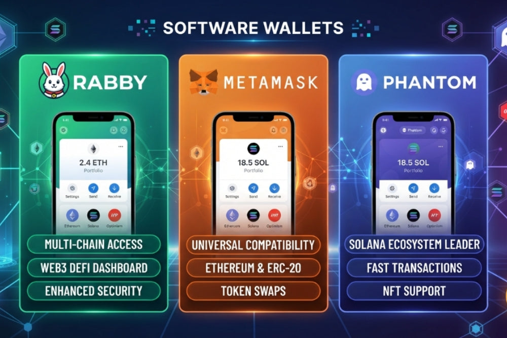 Software Wallets Compared: Rabby vs MetaMask vs Phantom