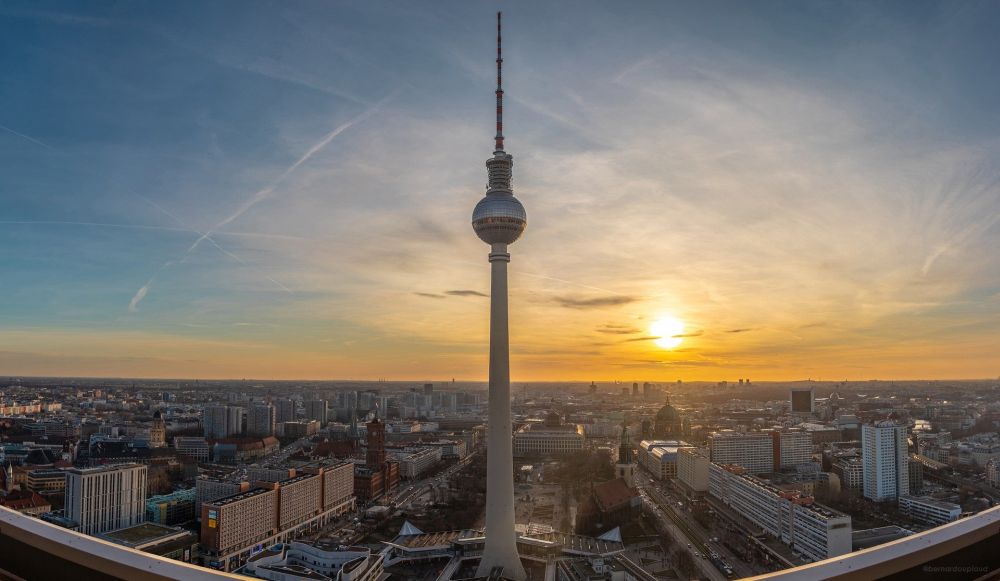 Traveling to Berlin Germany fernsehenturm