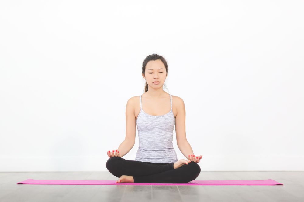 yoga breathing quiet pose