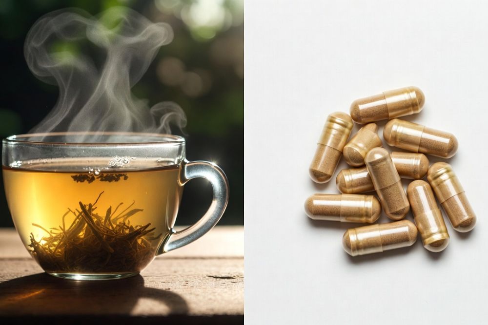 ashwagandha tea benefits vs capsules