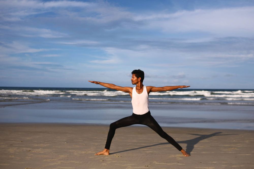 beginner yoga poses warrior