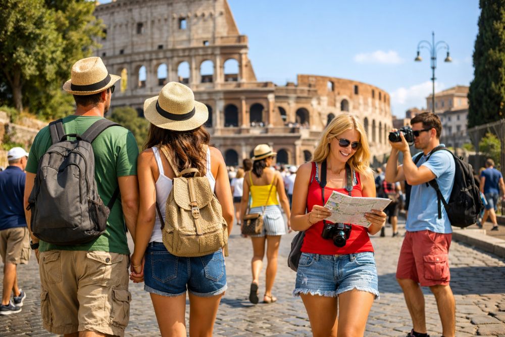can you wear shorts in Italy tourist