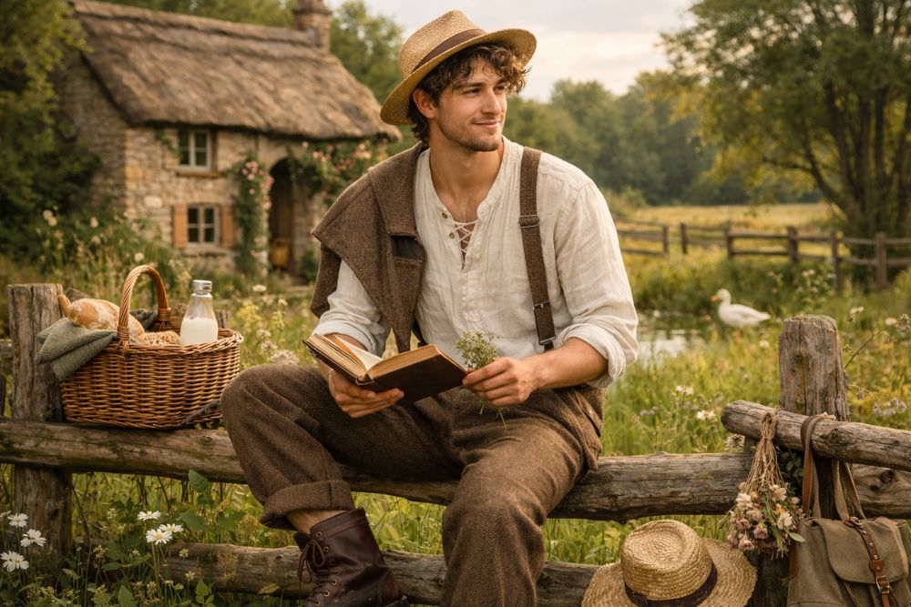 cottagecore outfits men