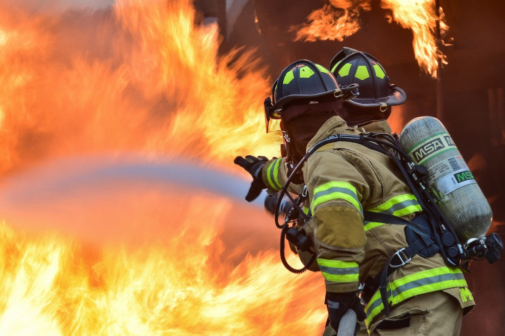 firefighters wear turnout gear