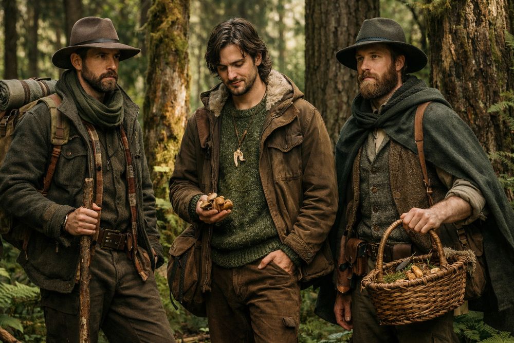 forestcore outfits men