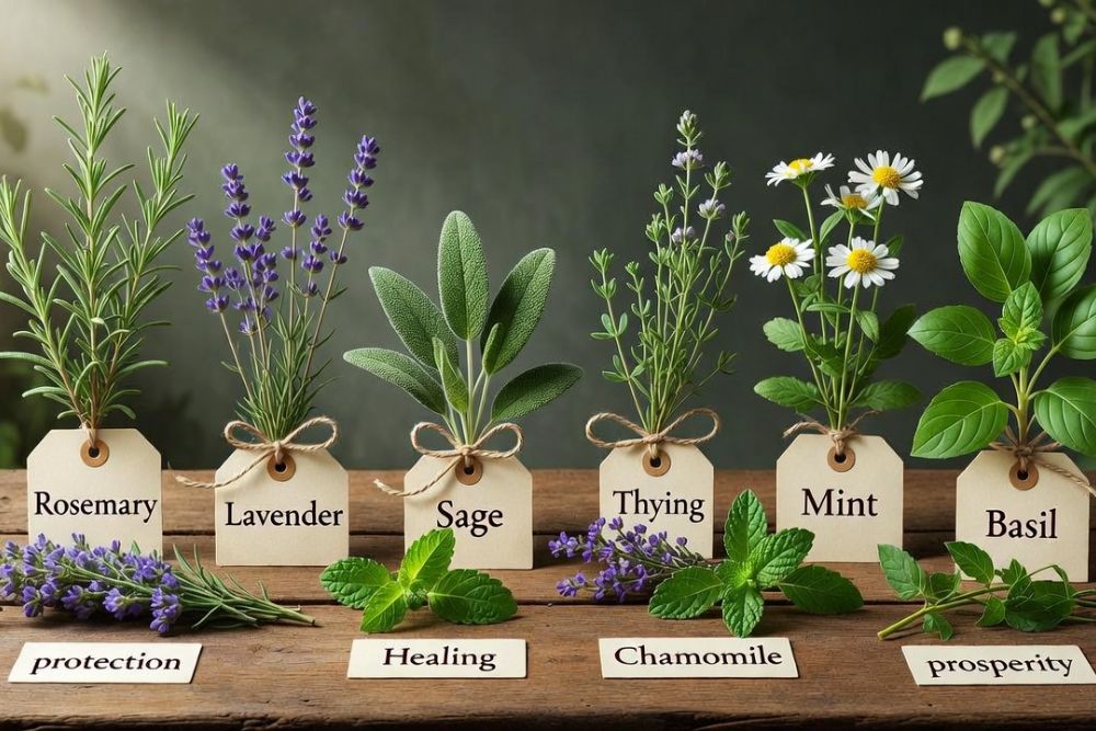 herbal magic for beginners herbs spiritual uses