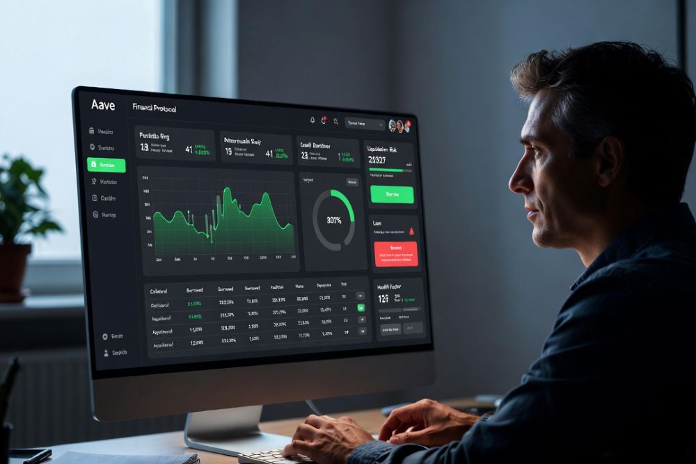 how to borrow on Aave without getting liquidated