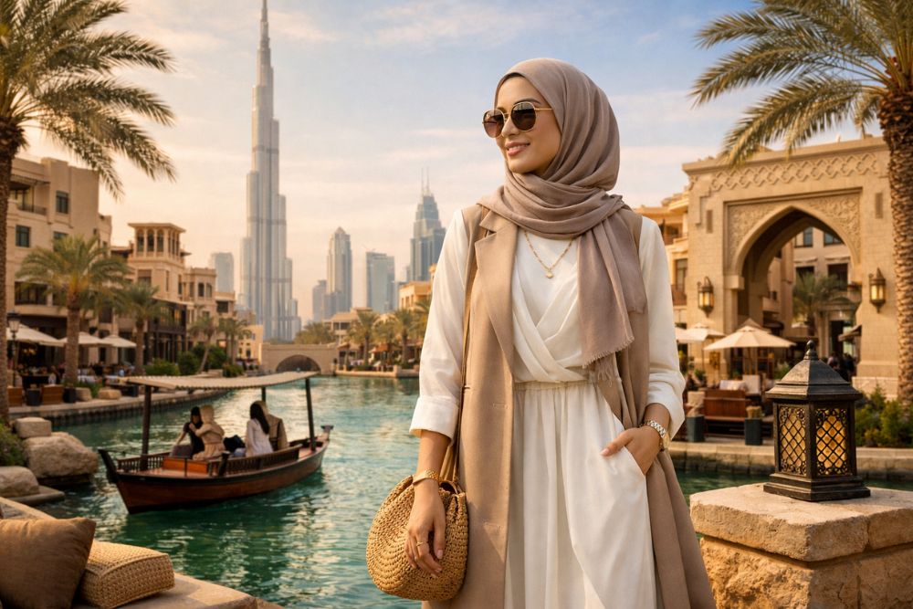 how to dress modestly in Dubai stylishly