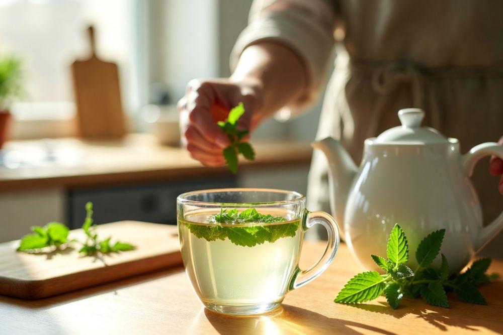 how to make lemon balm tea