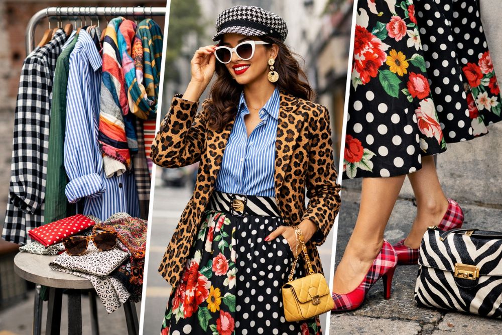 Patterns Outift How to Mix Patterns in an Outfit Without Clashing – Panaprium