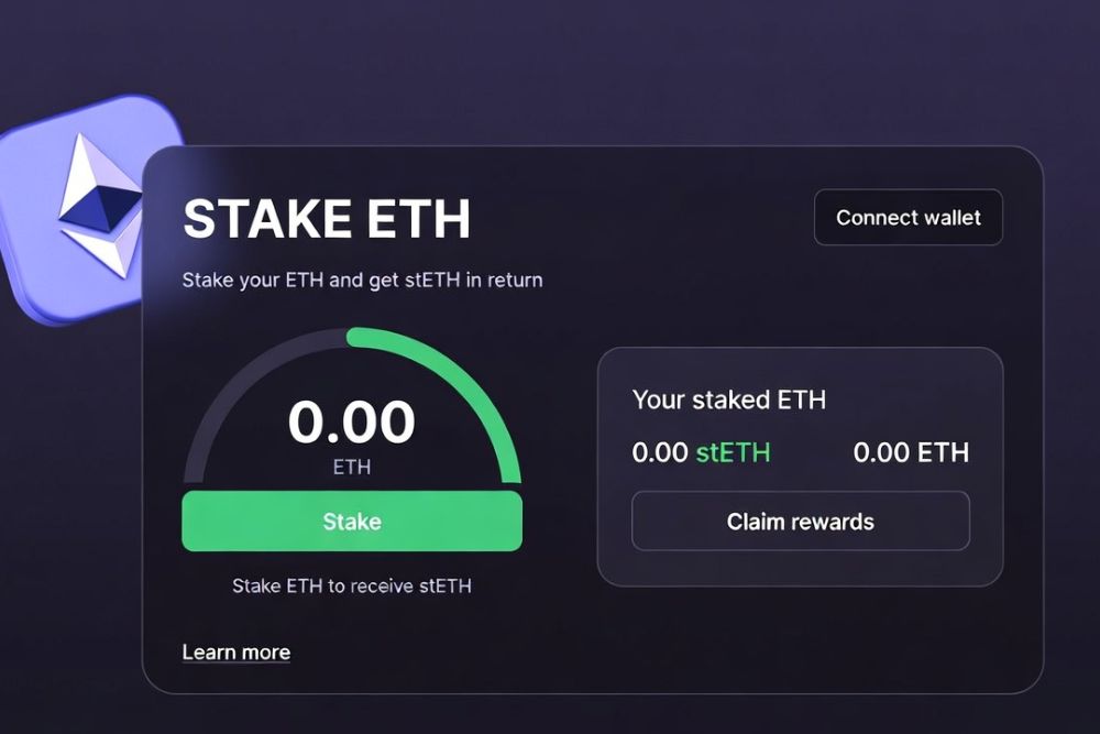 how to stake ETH on Lido