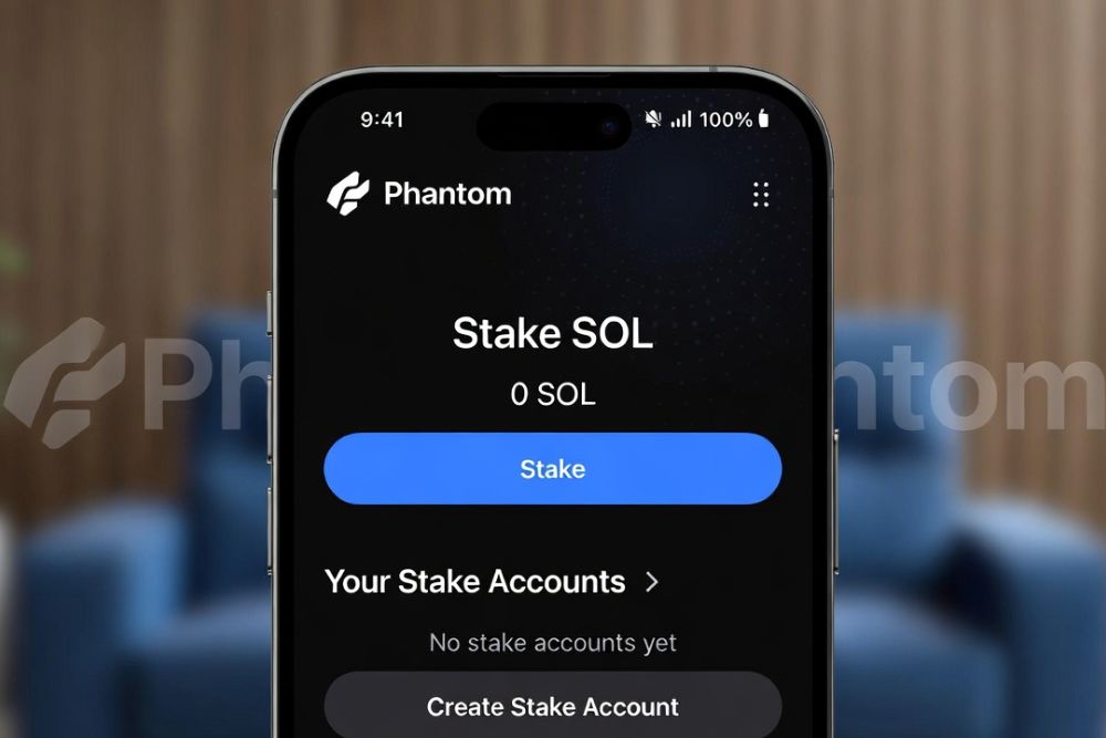 how to stake SOL on Phantom wallet