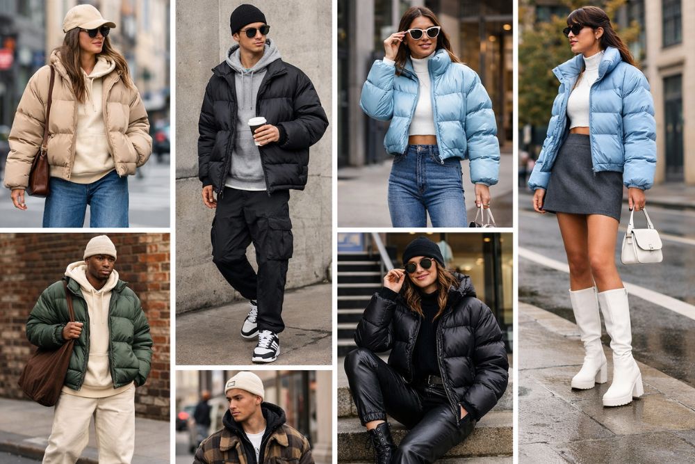 how to style a puffer jacket