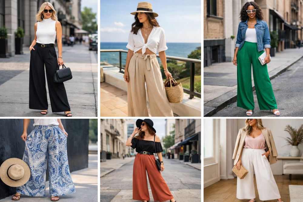 how to style palazzo pants