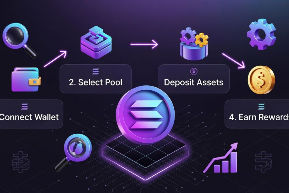 how to yield farm on Solana