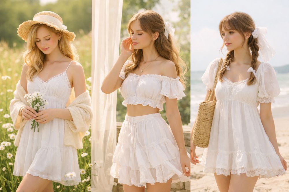 lightcore aesthetic outfits