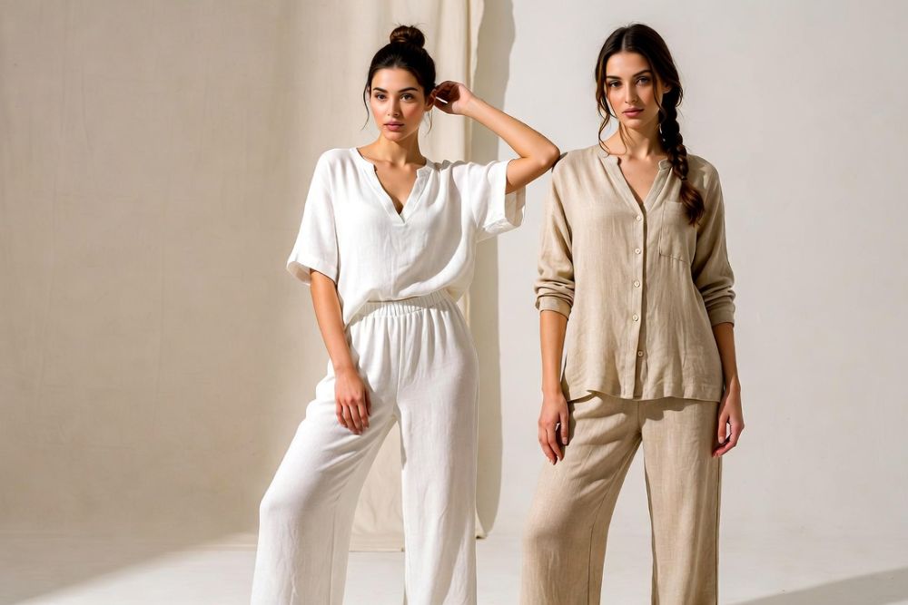 linen pants outfit ideas women