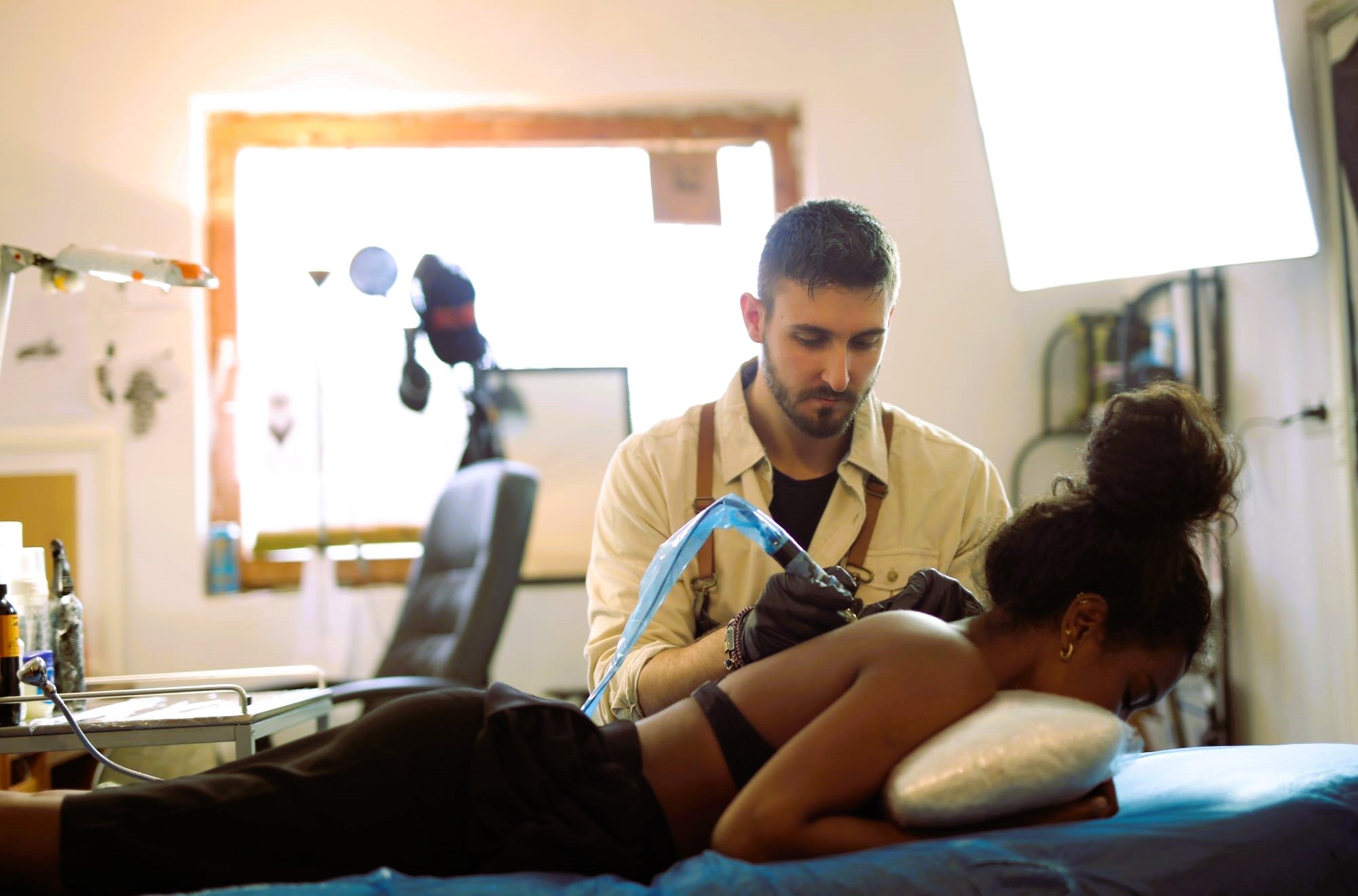 outfits for spine tattoo