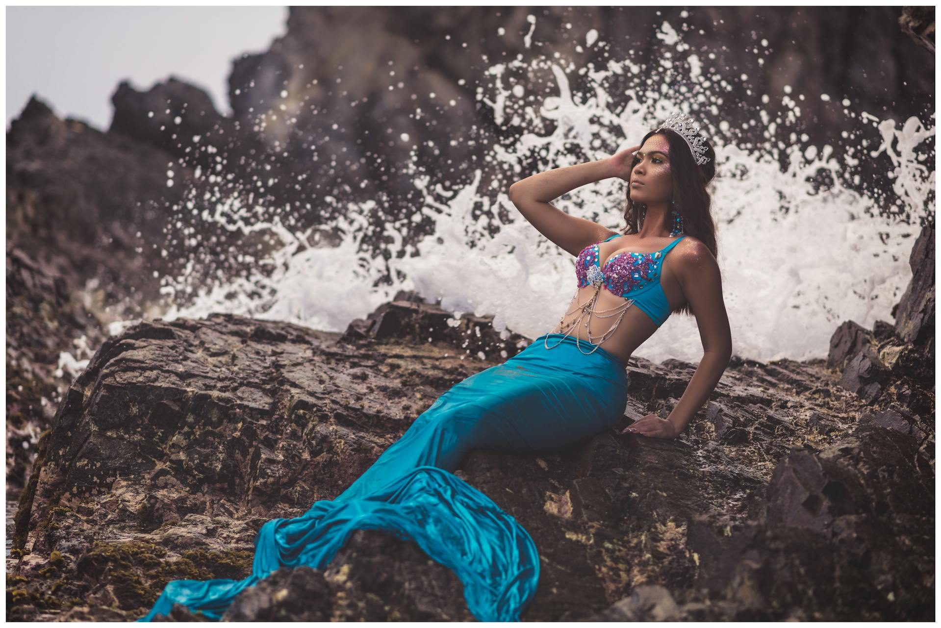 Mermaid-themed party outfits