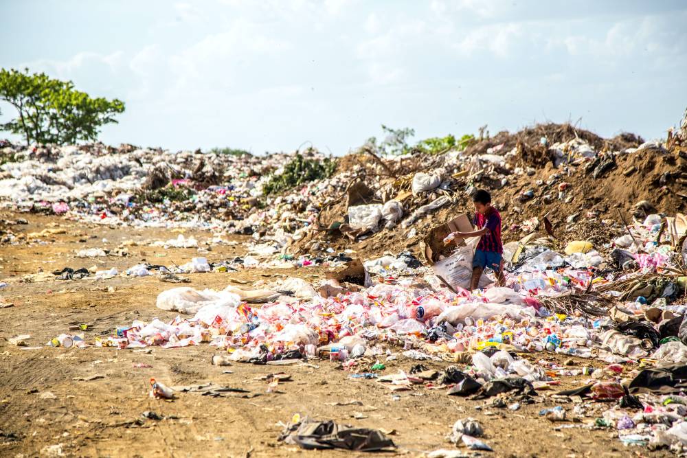 rayon pollution waste landfill