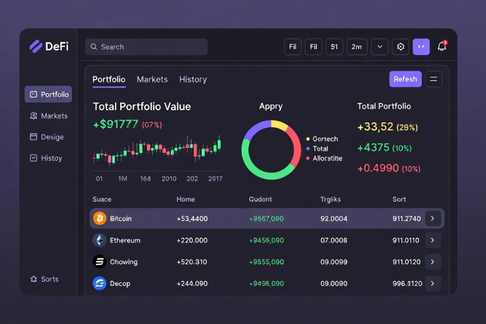 rebalance defi portfolio