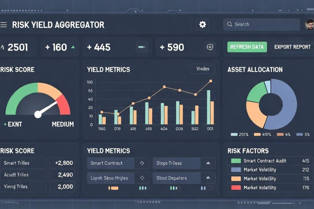 smart contract risk yield aggregator