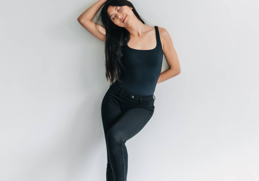 affordable sustainable black jeans