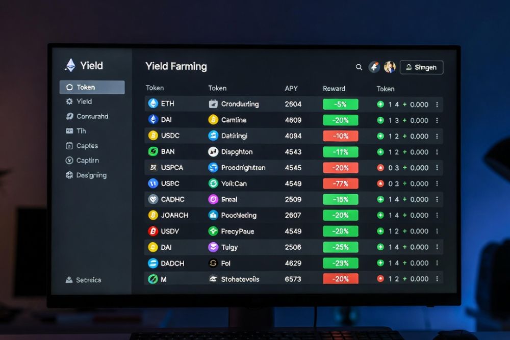 token incentives in yield farming