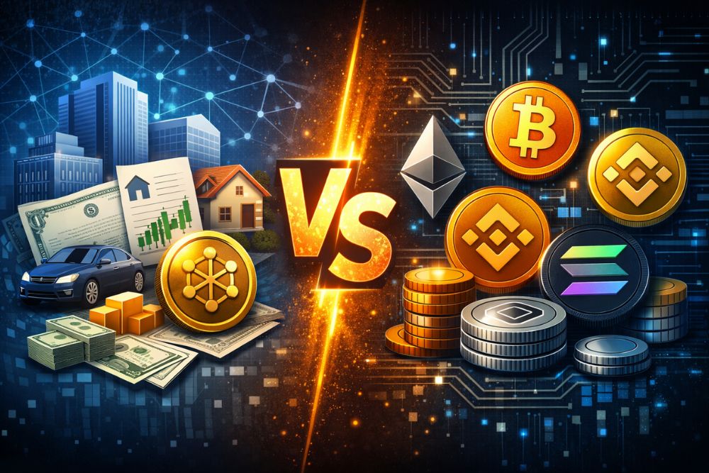 tokenized asset vs crypto token difference