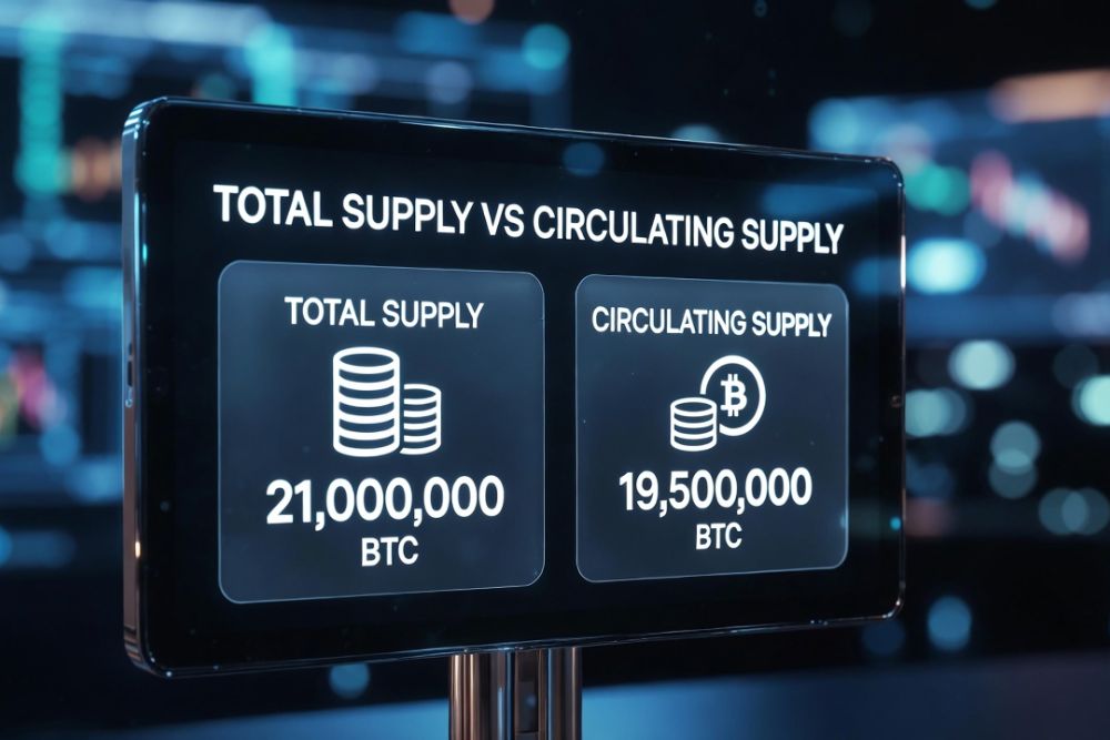 What Is Total Supply vs Circulating Supply in Crypto 