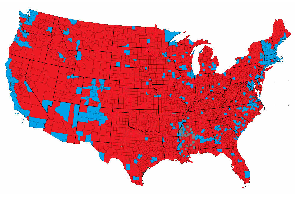 A Red America, A Blue America: Why the Divide Is Growing