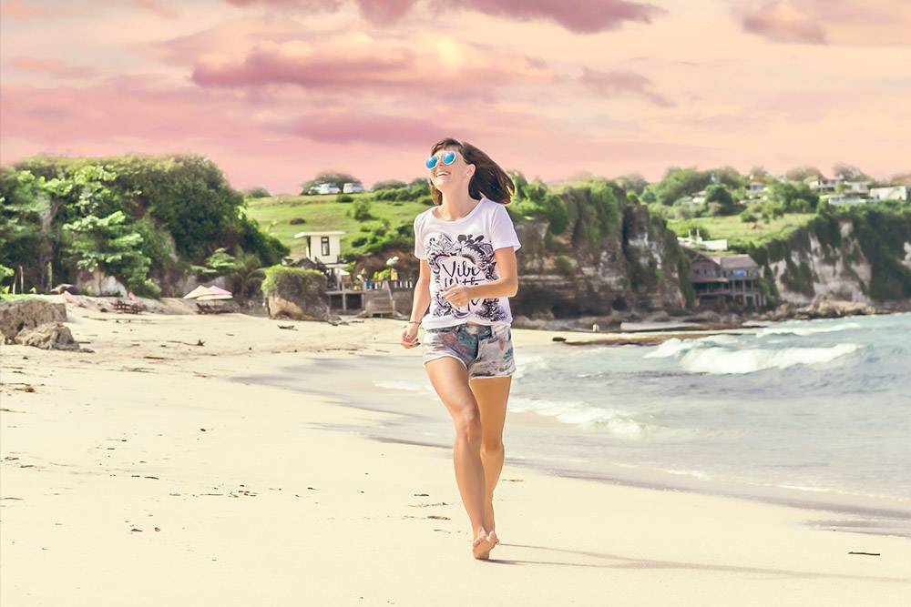 ethical vegan running shoes beach