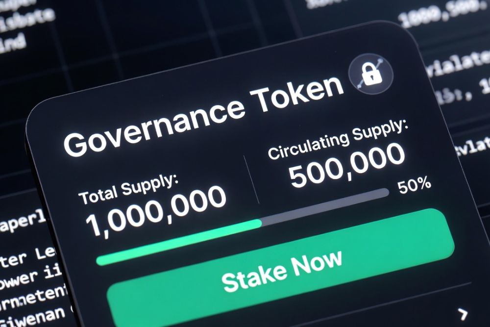 what is DeFi governance token