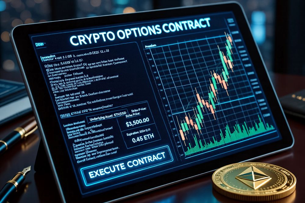 what is a crypto options contract explained for beginners