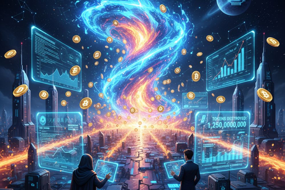 what is token burning in crypto explained