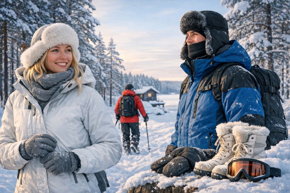 what to wear Finland winter tourist