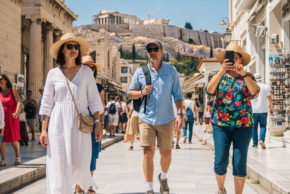 what to wear in Athens Greece tourist