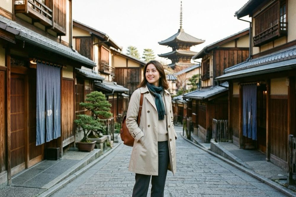 what to wear in Kyoto Japan tourist