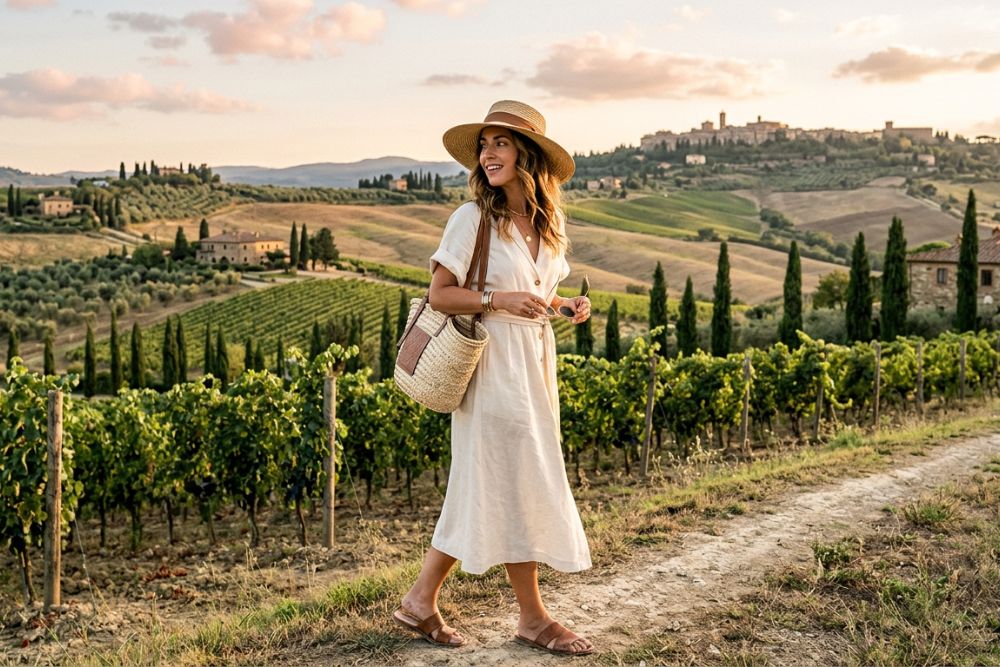 what to wear in Tuscany Italy
