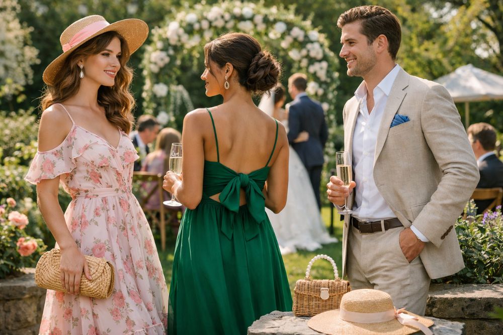what to wear to a garden wedding guest