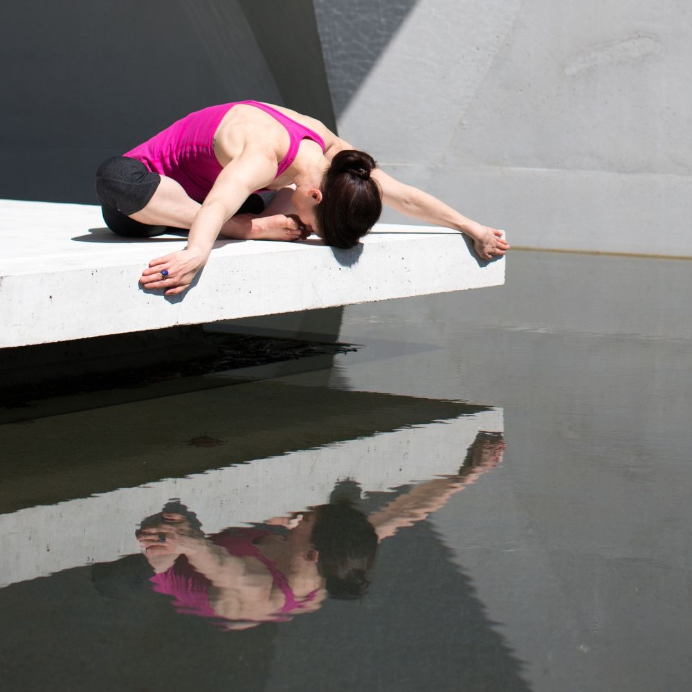 yoga anxiety depression tortoise pose