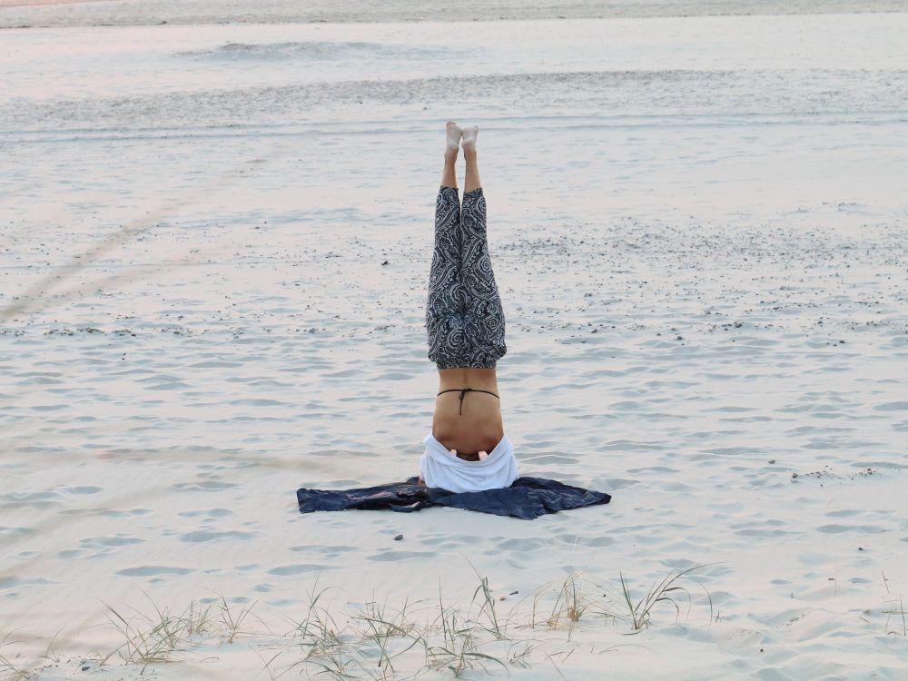 grow taller yoga headstand